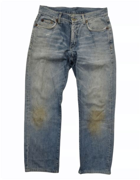 gucci denim jeans replica|Gucci distressed jeans.